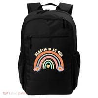 Zero Waste Earth Day Waste Aget Reduce Reuse Recycle Gift Backpack thumb 0