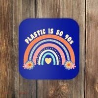 Zero Waste Earth Day Waste Aget Reduce Reuse Recycle Gift Coaster thumb 0