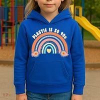 Zero Waste Earth Day Waste Aget Reduce Reuse Recycle Gift Kids Hoodie thumb 3