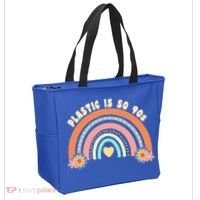 Zero Waste Earth Day Waste Aget Reduce Reuse Recycle Gift Tote Bag thumb 2