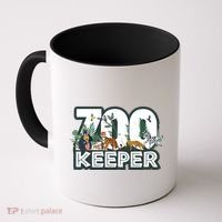 Zookeeper Wild Woods Jungle Tropical Forest Animals Theme Coffee Mug thumb 0