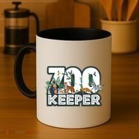 Zookeeper Wild Woods Jungle Tropical Forest Animals Theme Coffee Mug thumb 4