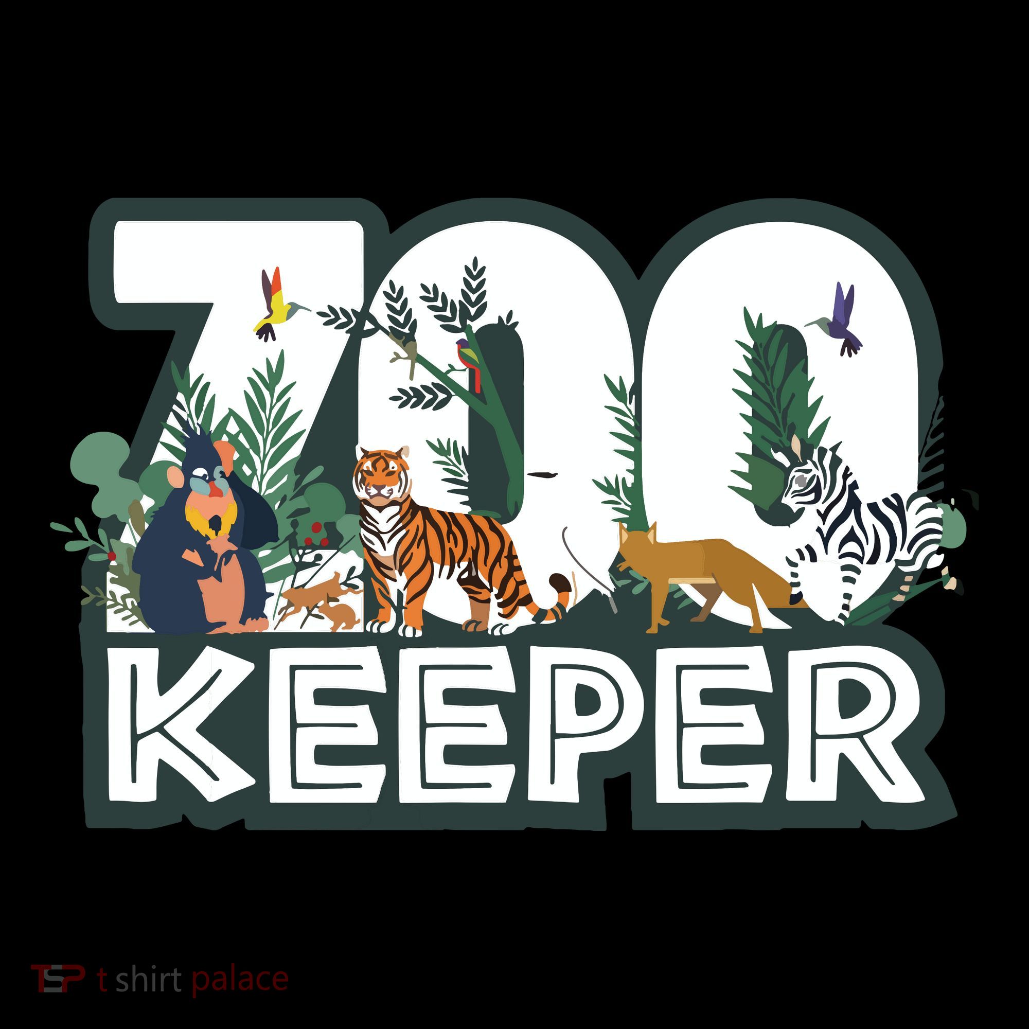 Zookeeper Wild Woods Jungle Tropical Forest Animals Theme Coffee Mug