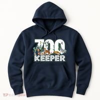 Zookeeper Wild Woods Jungle Tropical Forest Animals Theme Hoodie thumb 0
