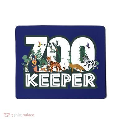 Zookeeper Wild Woods Jungle Tropical Forest Animals Theme Mousepad