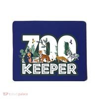 Zookeeper Wild Woods Jungle Tropical Forest Animals Theme Mousepad thumb 0