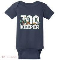 Zookeeper Wild Woods Jungle Tropical Forest Animals Theme Baby Bodysuit thumb 0