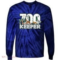 Zookeeper Wild Woods Jungle Tropical Forest Animals Theme Tie-Dye Long Sleeve Shirt thumb 0