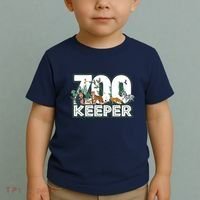 Zookeeper Wild Woods Jungle Tropical Forest Animals Theme Toddler T-Shirt thumb 2