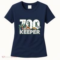 Zookeeper Wild Woods Jungle Tropical Forest Animals Theme Women's T-Shirt thumb 0
