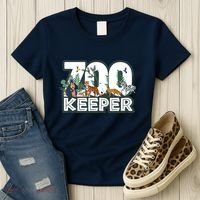 Zookeeper Wild Woods Jungle Tropical Forest Animals Theme Women's T-Shirt thumb 3