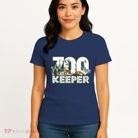 Zookeeper Wild Woods Jungle Tropical Forest Animals Theme Women's T-Shirt thumb 4
