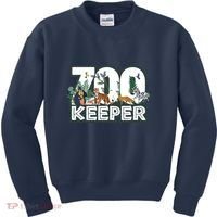 Zookeeper Wild Woods Jungle Tropical Forest Animals Theme Kids Sweatshirt thumb 0