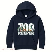 Zookeeper Wild Woods Jungle Tropical Forest Animals Theme Kids Hoodie thumb 0