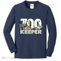 Zookeeper Wild Woods Jungle Tropical Forest Animals Theme Kids Long Sleeve Shirt thumb 0