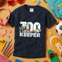 Zookeeper Wild Woods Jungle Tropical Forest Animals Theme Kids T-Shirt thumb 3