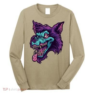 Zombie Wolf Long Sleeve Shirt
