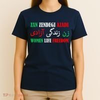 Zan Zendegi Azadi Persian Woman Life Freedom T-Shirt thumb 4