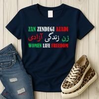 Zan Zendegi Azadi Persian Woman Life Freedom Women's T-Shirt thumb 3