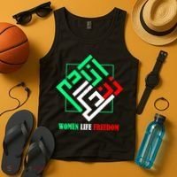 Zan Zendegi Azadi Persian Woman Life Freedom Tank Top thumb 4