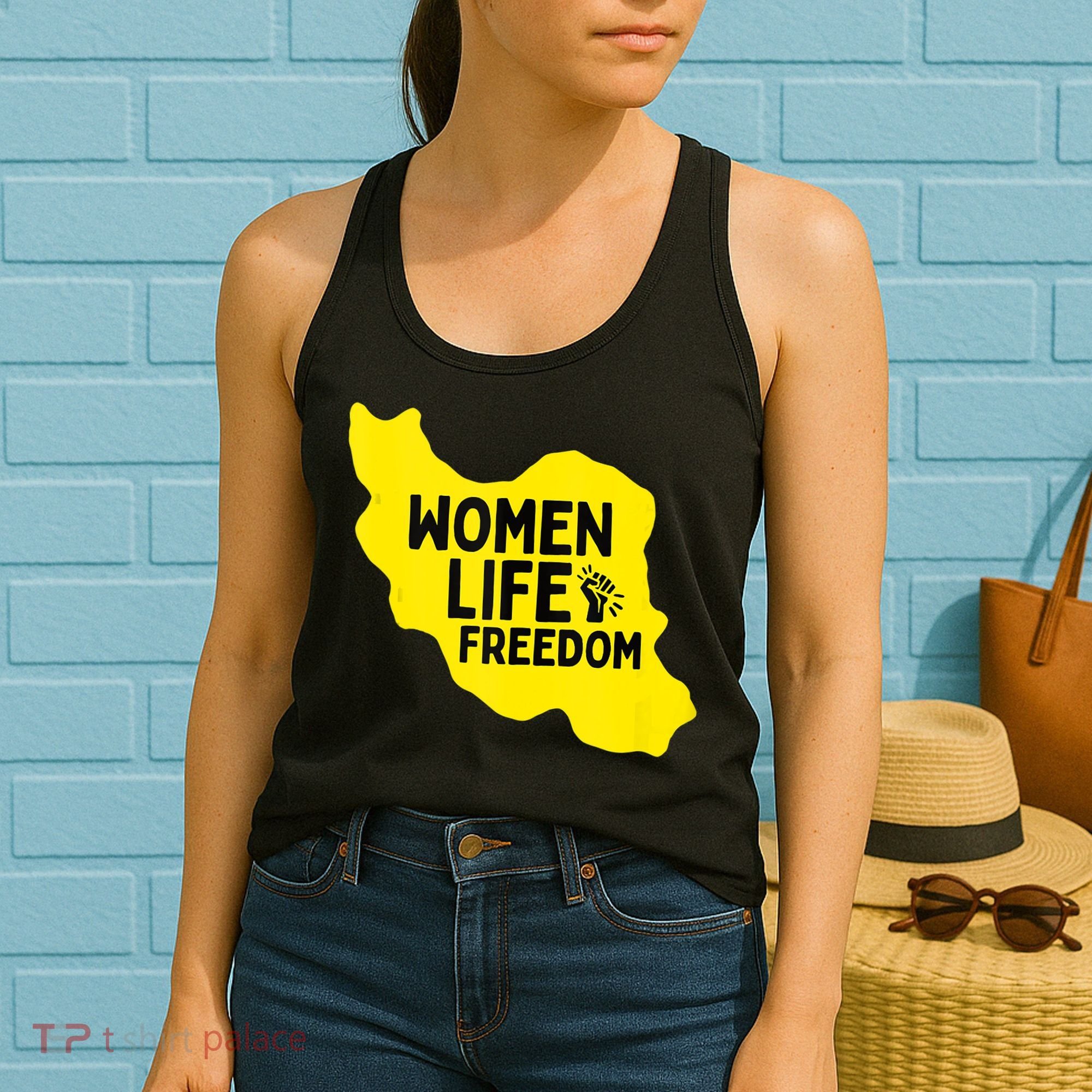 Zan Zindgi Azadi Women Life Freedom Women's Tank Top
