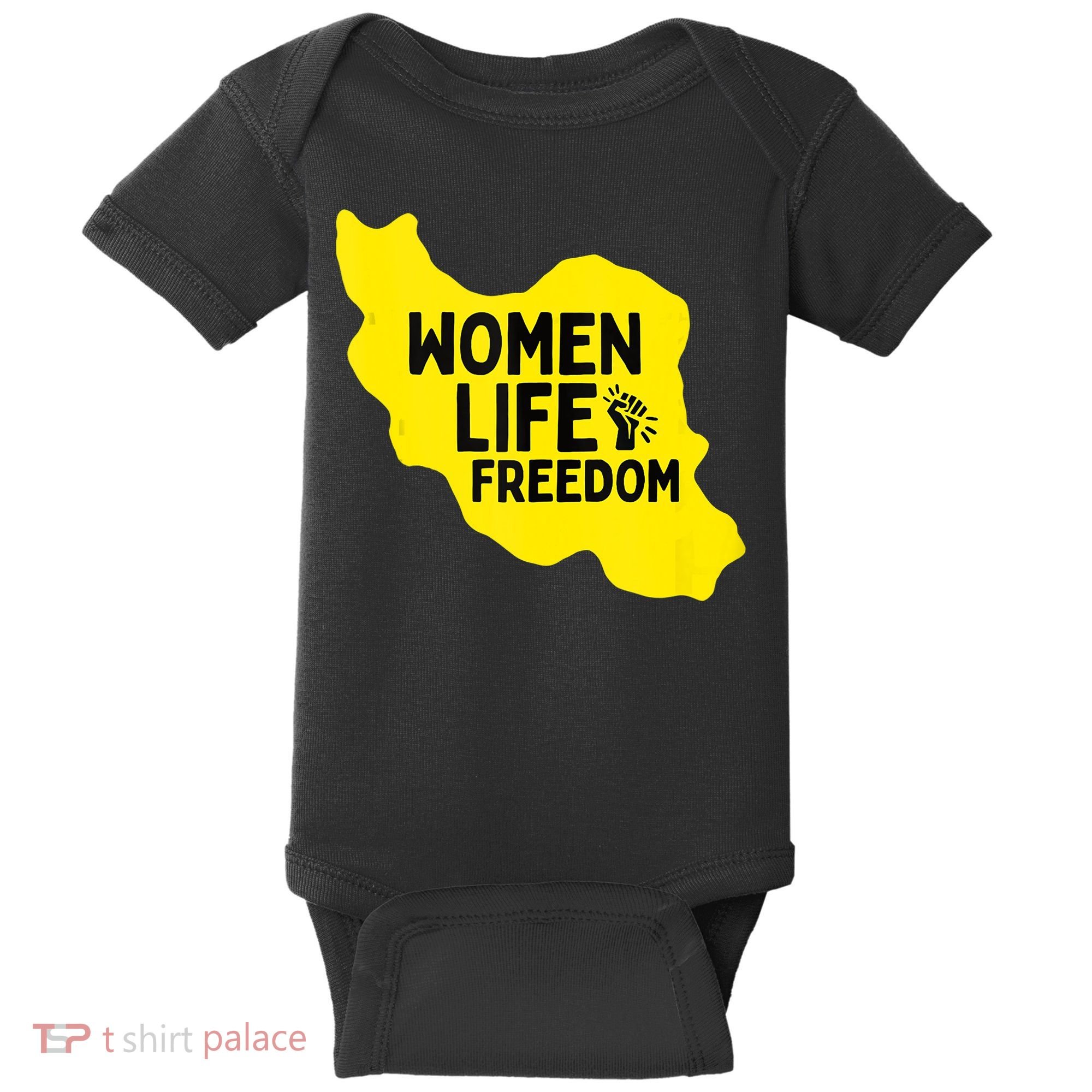 Zan Zindgi Azadi Women Life Freedom Baby Bodysuit