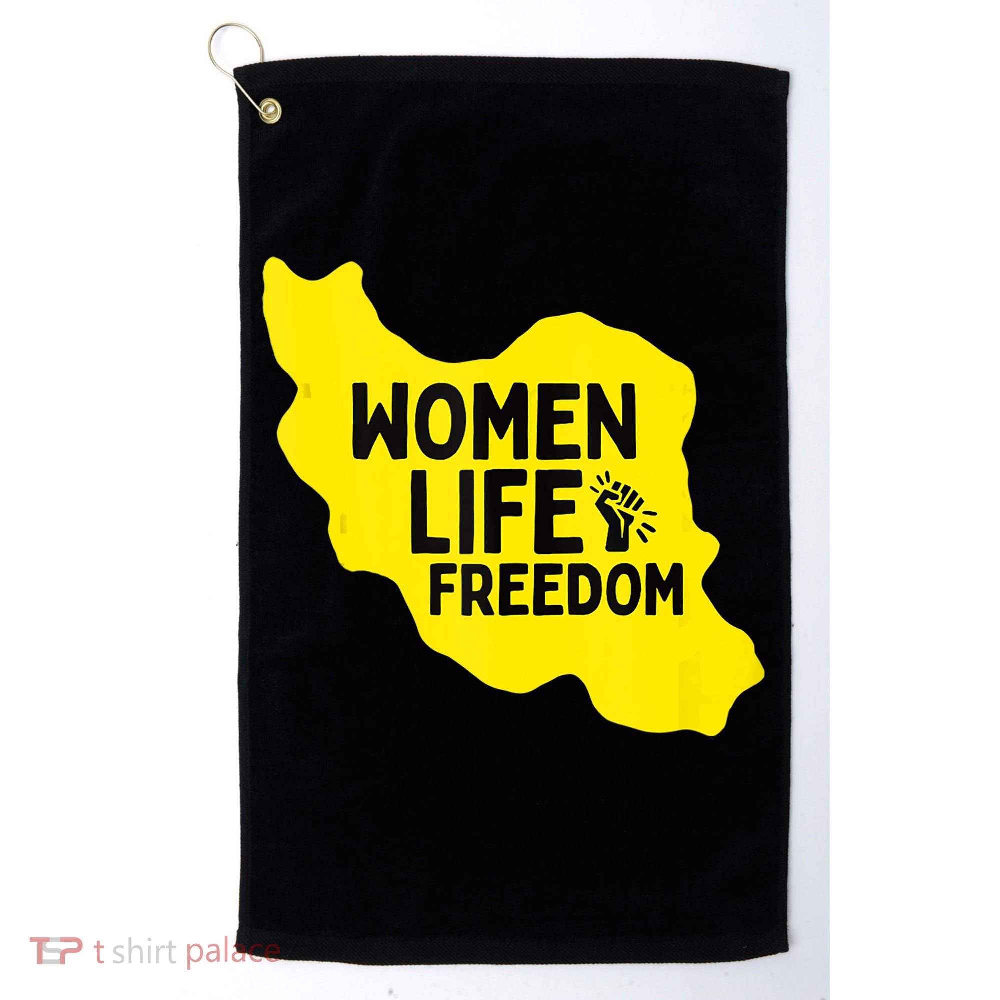 Zan Zindgi Azadi Women Life Freedom Golf Towel