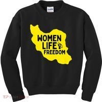 Zan Zindgi Azadi Women Life Freedom Kids Sweatshirt thumb 0