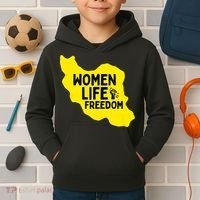 Zan Zindgi Azadi Women Life Freedom Kids Hoodie thumb 2