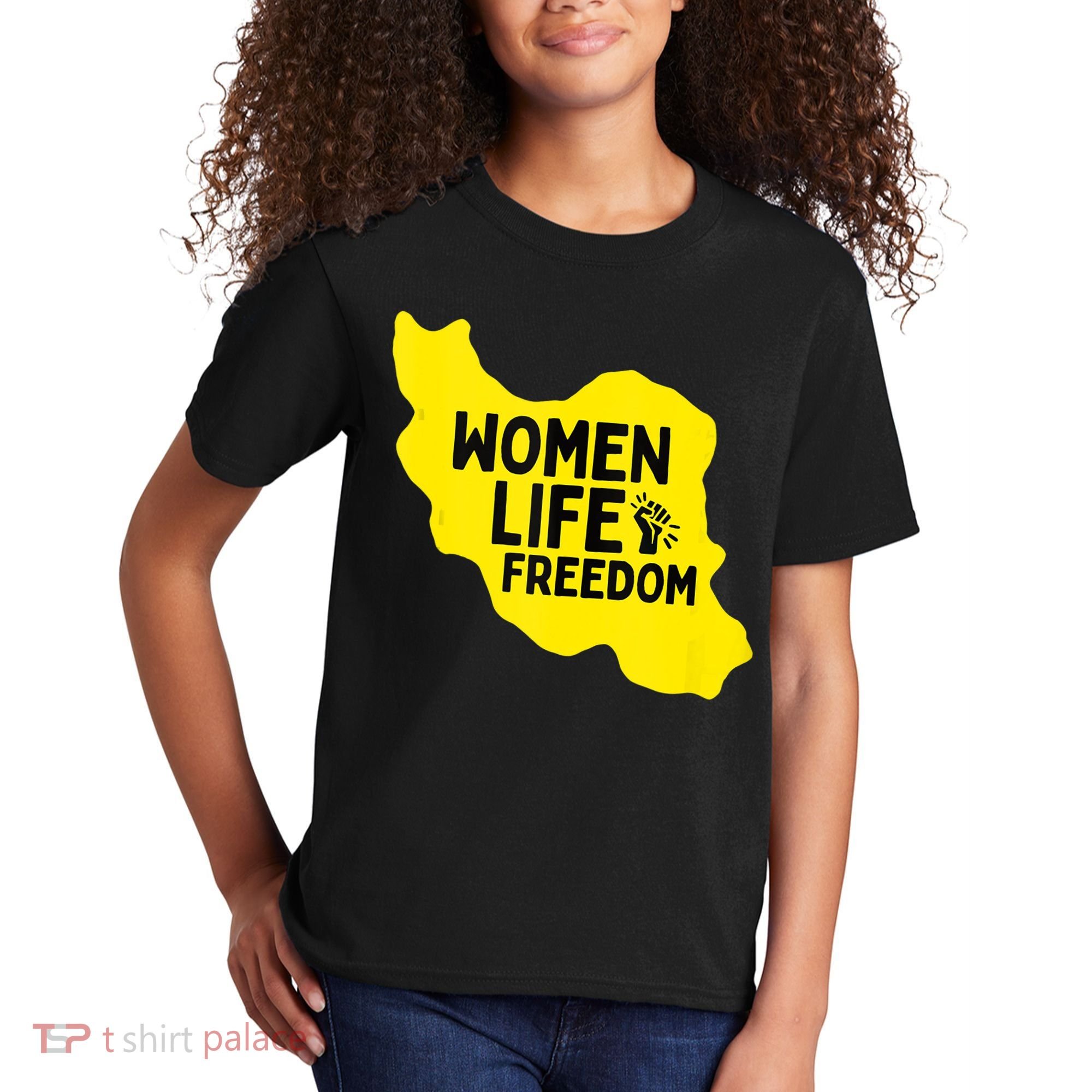 Zan Zindgi Azadi Women Life Freedom Kids T-Shirt