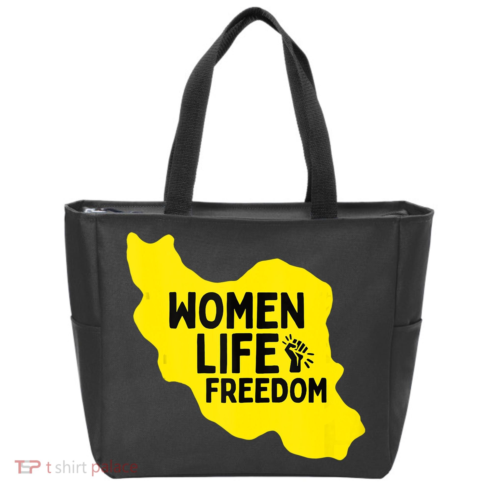 Zan Zindgi Azadi Women Life Freedom Tote Bag