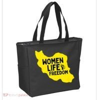 Zan Zindgi Azadi Women Life Freedom Tote Bag thumb 2