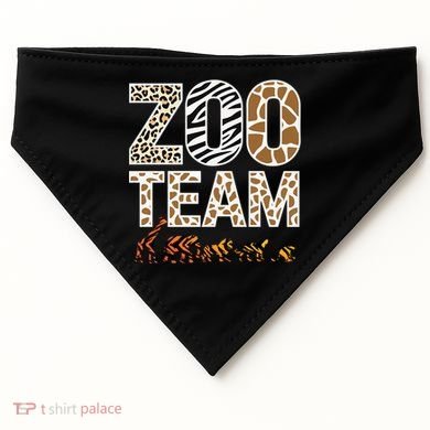 Zookeeper Zoo Animals Wildlife USA-Made Doggie Bandana