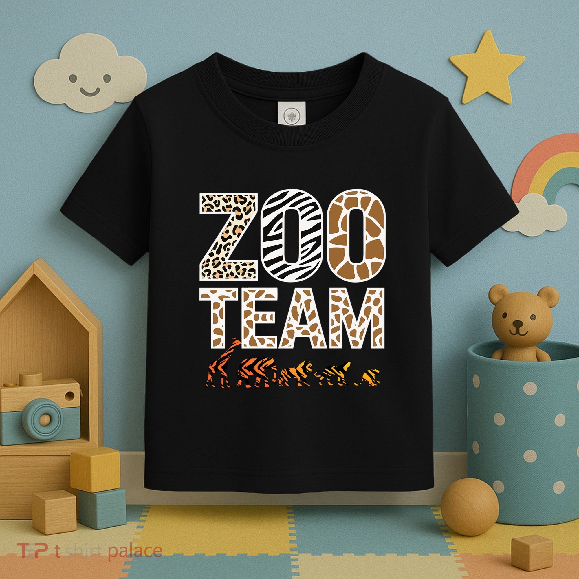 Zookeeper Zoo Animals Wildlife Toddler T-Shirt