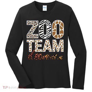 Zookeeper Zoo Animals Wildlife Women's Long Sleeve Shirt