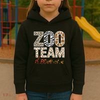 Zookeeper Zoo Animals Wildlife Kids Hoodie thumb 3