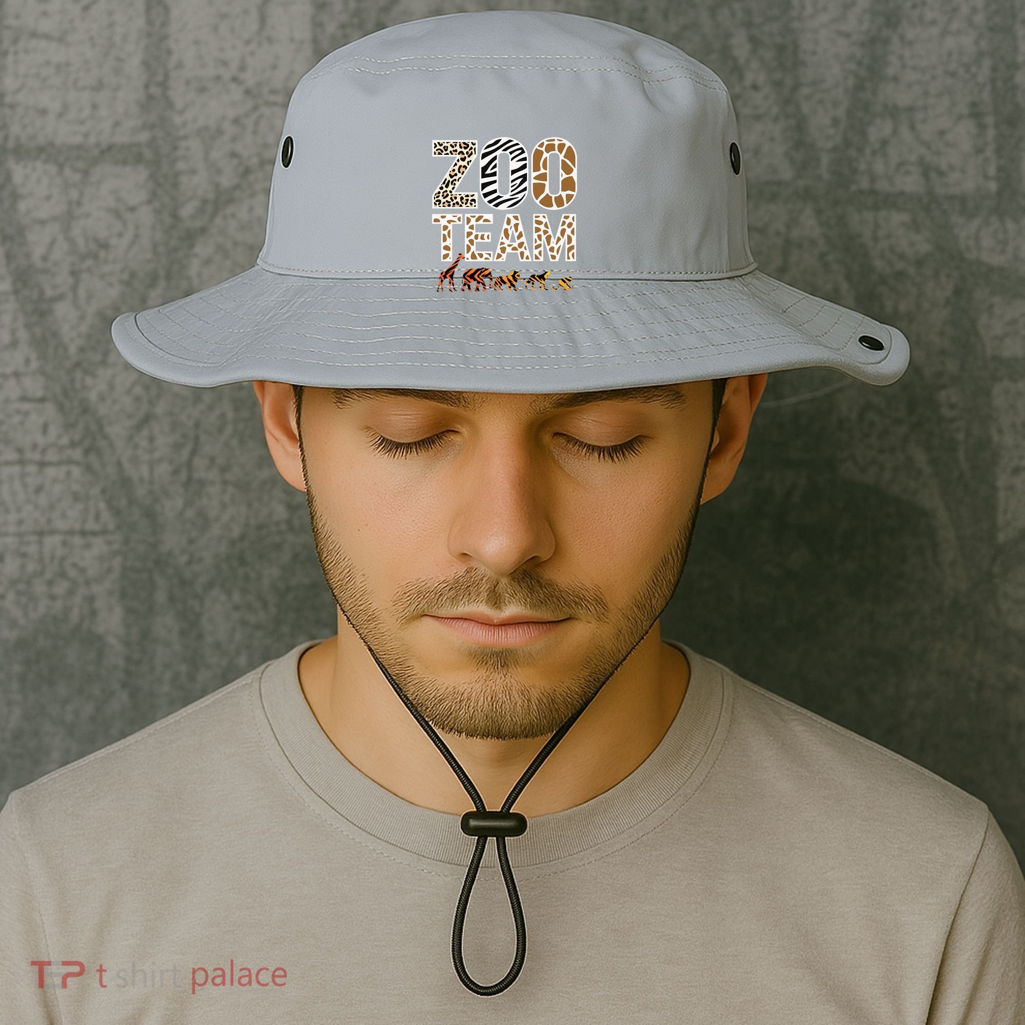 Zookeeper Zoo Animals Wildlife Bucket Hat