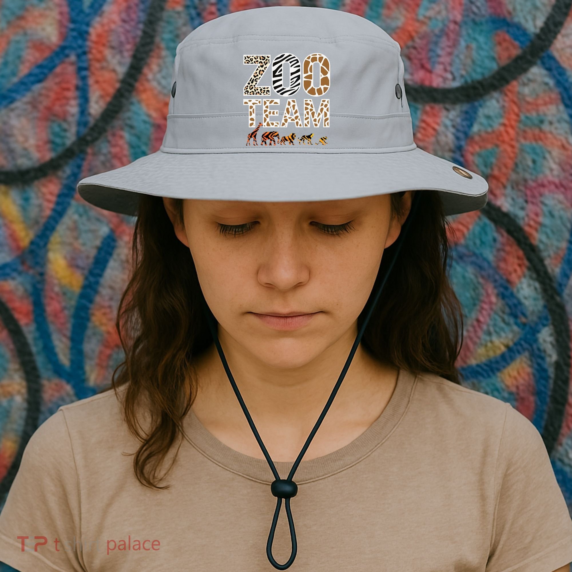 Zookeeper Zoo Animals Wildlife Bucket Hat