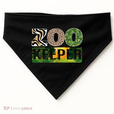 Zookeeper Zoo Animals Zoo Keeper Zoos USA-Made Doggie Bandana