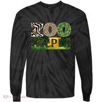 Zookeeper Zoo Animals Zoo Keeper Zoos Tie-Dye Long Sleeve Shirt thumb 0