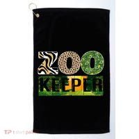 Zookeeper Zoo Animals Zoo Keeper Zoos Golf Towel thumb 0