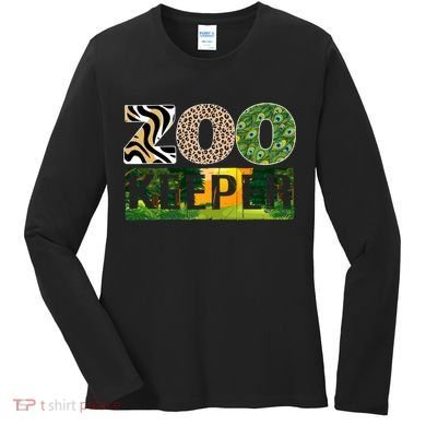 Zookeeper Zoo Animals Zoo Keeper Zoos Women's Long Sleeve Shirt