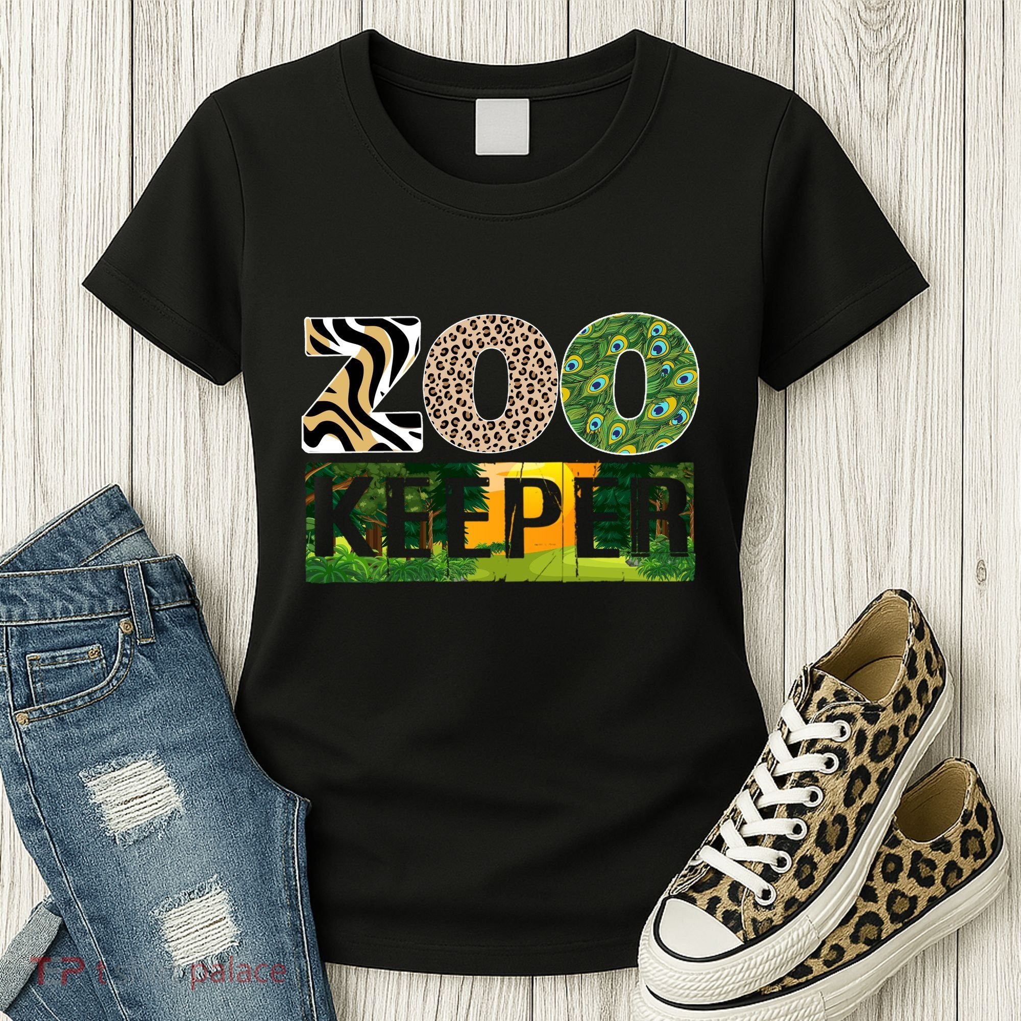 Zookeeper Zoo Animals Zoo Keeper Zoos Women's T-Shirt