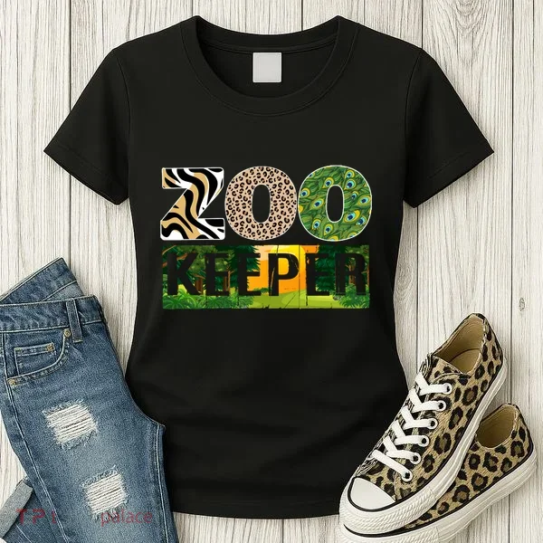 Zookeeper Zoo Animals Zoo Keeper Zoos Women's T-Shirt