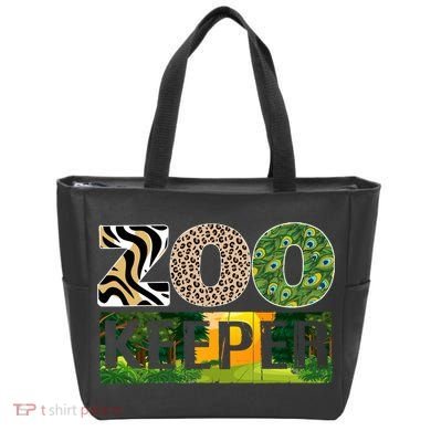 Zookeeper Zoo Animals Zoo Keeper Zoos Tote Bag