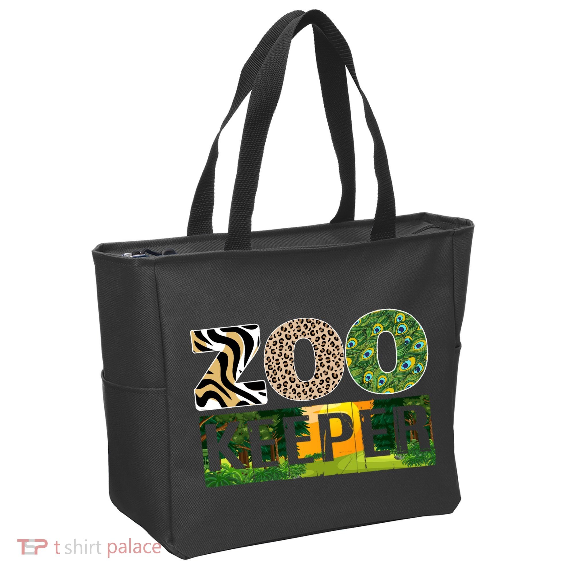 Zookeeper Zoo Animals Zoo Keeper Zoos Tote Bag