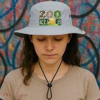 Zookeeper Zoo Animals Zoo Keeper Zoos Bucket Hat thumb 3