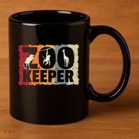 Zookeeper Zoo Animal Explorer Fun Safari Jungle Holiday Gift 11oz C Handle Ceramic Mug thumb 3
