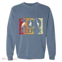 Zookeeper Zoo Animal Explorer Fun Safari Jungle Holiday Gift Garment-Dyed Sweatshirt thumb 0