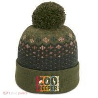 Zookeeper Zoo Animal Explorer Fun Safari Jungle Holiday Gift The Baniff Cuffed Pom Beanie thumb 0